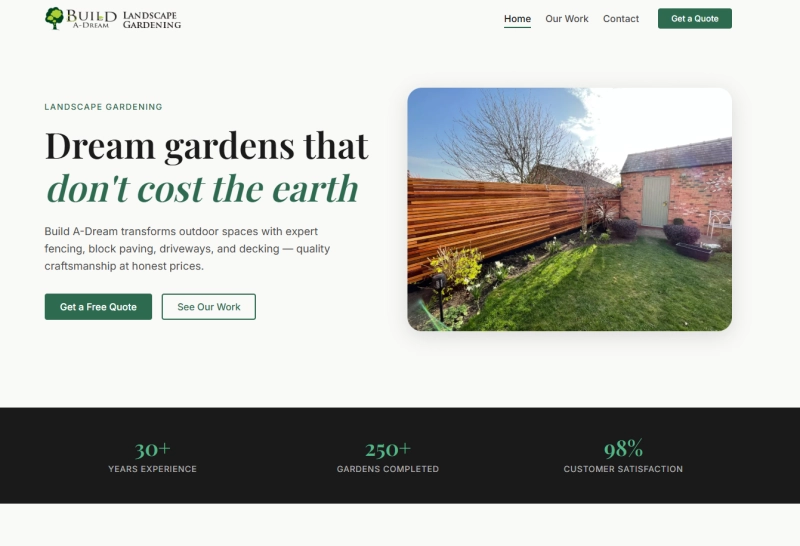 Build A-Dream Landscape Gardeners preview