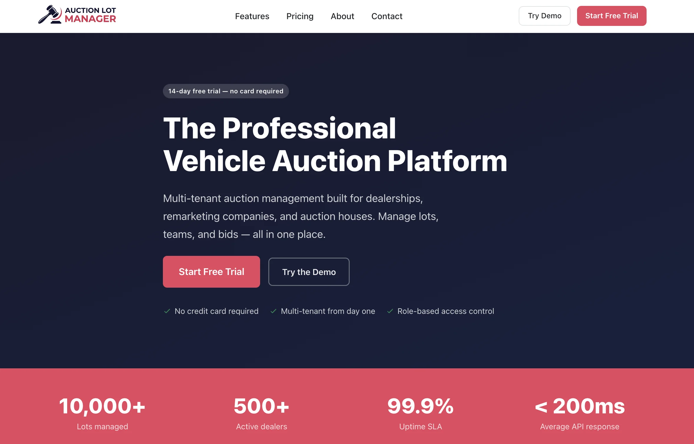 Auction Lot Manager screenshot